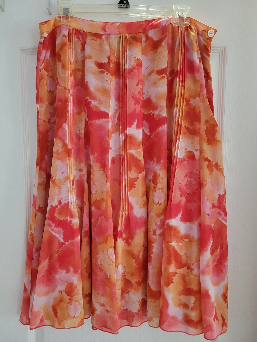 Jones NY Bold Orange Skirt